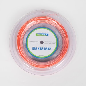 Dây vợt cầu lông cuộn DAS X BS 68 CF - Đỏ trắng