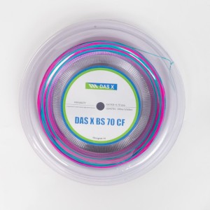 Dây vợt cầu lông cuộn DAS X BS 70 CF - Hồng xanh lơ