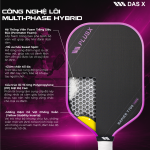 Vợt Pickleball PLUSX RAPIER - 16MM