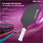 Vợt Pickleball PLUSX SP-FOAM - 16MM