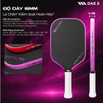 Vợt Pickleball PLUSX RAPIER - 16MM