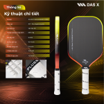 Vợt Pickleball PLUSX CHALLENGER 3 PRO - 16MM