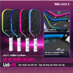 Vợt Pickleball PLUSX Uzii-4S - 16MM