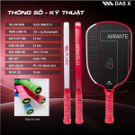 Vợt Pickleball PLUSX ARMATE T4 - 16MM