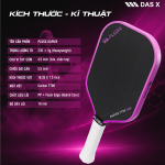 Vợt Pickleball PLUSX RAPIER - 16MM