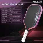 Vợt Pickleball PLUSX RIPTIDE IV - 14MM