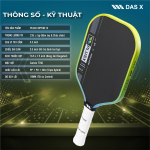 Vợt Pickleball PLUSX RIPTIDE IV - 16MM