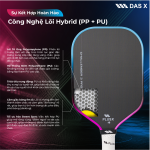 Vợt Pickleball PLUSX CHALLENGER 3 PRO - 16MM