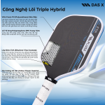 Vợt Pickleball PLUSX TIGER I - 16MM