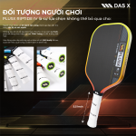 Vợt Pickleball PLUSX RIPTIDE IV - 14MM