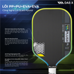 Vợt Pickleball PLUSX RIPTIDE IV - 14MM