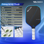 Vợt Pickleball PLUSX CHALLENGER 3 - 16MM