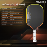 Vợt Pickleball PLUSX RIPTIDE IV - 14MM