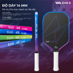 Vợt Pickleball PLUSX Uzii-4S - 14MM
