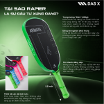 Vợt Pickleball PLUSX ARMATE T4 - 16MM
