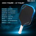 Vợt Pickleball PLUSX RAPIER - 16MM