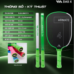 Vợt Pickleball PLUSX ARMATE T4 - 16MM