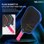 Vợt Pickleball PLUSX BARRETT 01 - 16MM