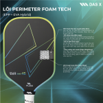 Vợt Pickleball PLUSX Uzii-4S - 16MM