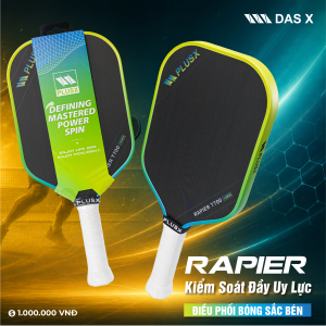 Vợt Pickleball PLUSX RAPIER - 16MM