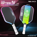 Vợt Pickleball PLUSX RIPTIDE IV - 14MM