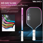 Vợt Pickleball PLUSX RIPTIDE IV - 14MM