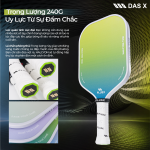 Vợt Pickleball PLUSX HALCYON - 16MM