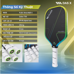 Vợt Pickleball PLUSX CHALLENGER 3 - 16MM
