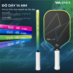 Vợt Pickleball PLUSX Uzii-4S - 14MM
