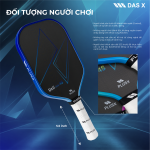 Vợt Pickleball PLUSX Uzii-4S - 16MM