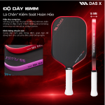 Vợt Pickleball PLUSX RAPIER - 16MM