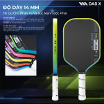 Vợt Pickleball PLUSX RIPTIDE IV - 14MM