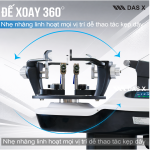 Máy đan vợt điện tử thông minh DAS X RSM-X11 - Trắng