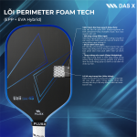 Vợt Pickleball PLUSX Uzii-4S - 16MM