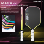 Vợt Pickleball PLUSX RIPTIDE IV - 14MM