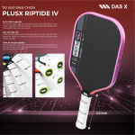 Vợt Pickleball PLUSX RIPTIDE IV - 16MM