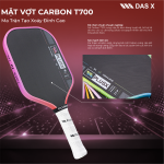 Vợt Pickleball PLUSX RIPTIDE IV - 16MM