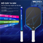 Vợt Pickleball PLUSX Uzii-4S - 14MM