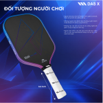 Vợt Pickleball PLUSX Uzii-4S - 16MM