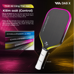 Vợt Pickleball PLUSX CHALLENGER 3 PRO - 16MM