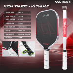 Vợt Pickleball PLUSX LAKA 35 - 16MM