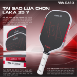 Vợt Pickleball PLUSX LAKA 35 - 16MM