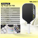 Vợt Pickleball PLUSX TIGER I - 14MM