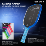 Vợt Pickleball PLUSX ARMATE T4 - 16MM