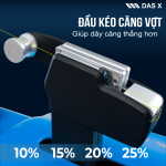 Máy đan vợt điện tử thông minh DAS X RSM-X11 - Xanh Dương