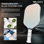 Vợt Pickleball PLUSX HALCYON - 16MM