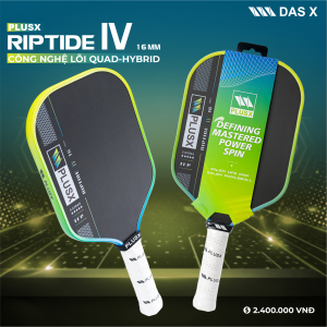 Vợt Pickleball PLUSX RIPTIDE IV - 16MM