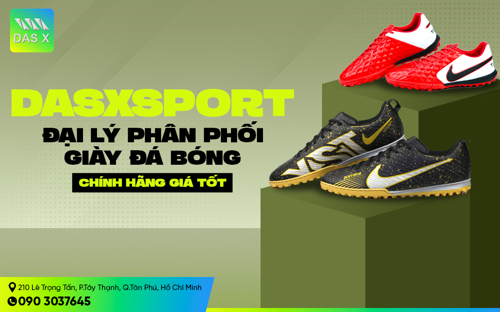 Đại lý phân phối giày đá bóng chính hãng giá rẻ tại Việt Nam