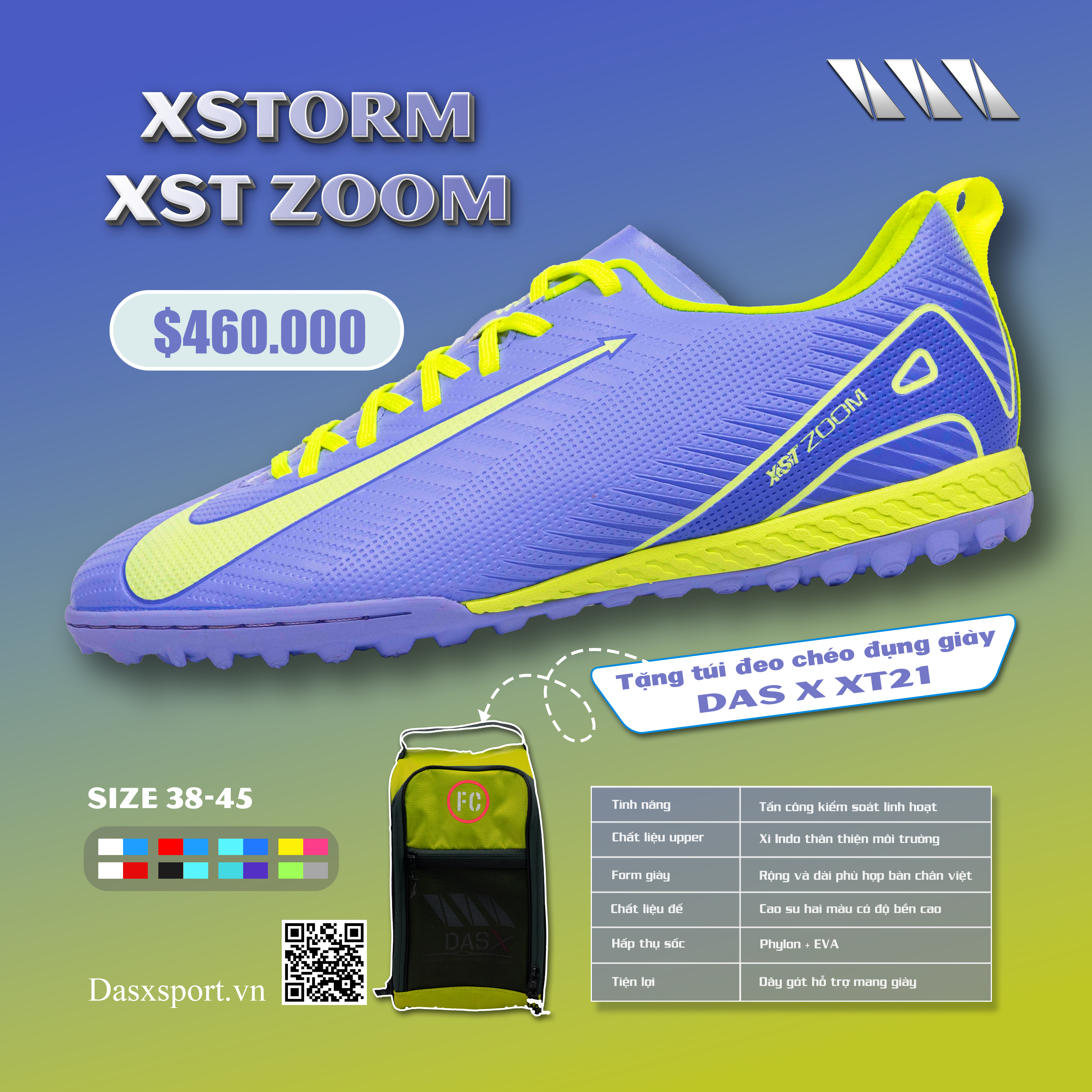 Xstorm XST ZOOM - Tím chuối