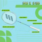 Vợt Cầu Lông DAS X K130 - Xanh biển lá lợt